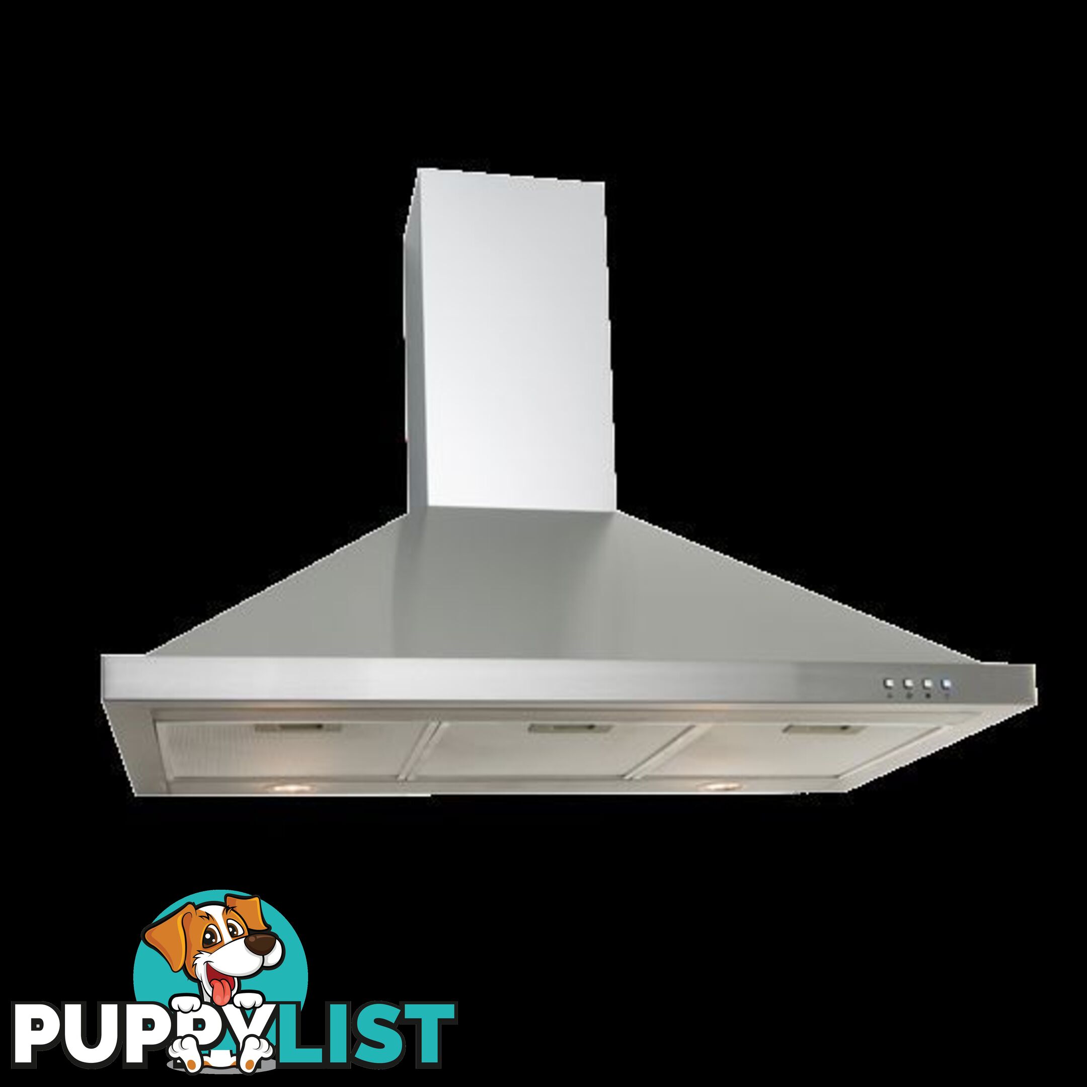 Euro 90cm Stainless Steel Canopy Rangehood - Model: EA90SX