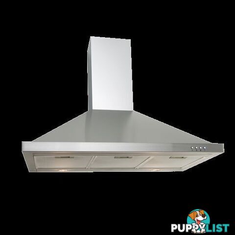 Euro 90cm Stainless Steel Canopy Rangehood - Model: EA90SX