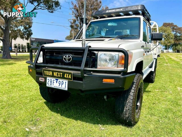 2013 TOYOTA LANDCRUISER WORKMATE (4X4) VDJ79R MY12 UPDATE DOUBLE C\/CHAS