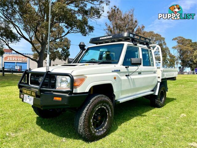 2013 TOYOTA LANDCRUISER WORKMATE (4X4) VDJ79R MY12 UPDATE DOUBLE C\/CHAS