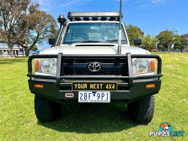 2013 TOYOTA LANDCRUISER WORKMATE (4X4) VDJ79R MY12 UPDATE DOUBLE C\/CHAS