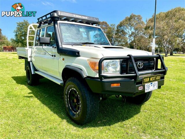 2013 TOYOTA LANDCRUISER WORKMATE (4X4) VDJ79R MY12 UPDATE DOUBLE C\/CHAS