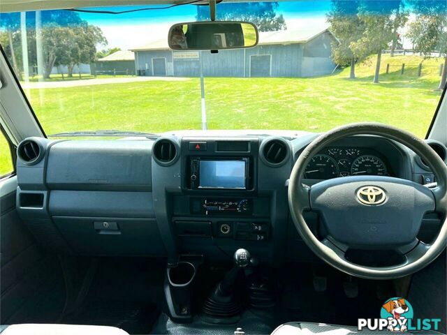 2013 TOYOTA LANDCRUISER WORKMATE (4X4) VDJ79R MY12 UPDATE DOUBLE C\/CHAS