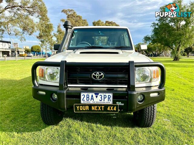 2013 TOYOTA LANDCRUISER WORKMATE (4X4) VDJ79R MY12 UPDATE CAB CHASSIS