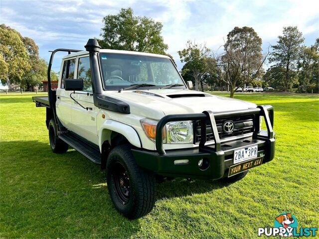 2013 TOYOTA LANDCRUISER WORKMATE (4X4) VDJ79R MY12 UPDATE CAB CHASSIS