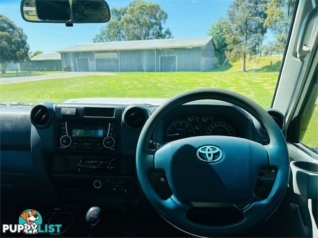 2017 TOYOTA LANDCRUISER WORKMATE (4X4) VDJ79R MY18 DOUBLE C\/CHAS