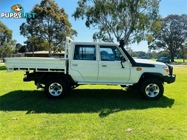 2017 TOYOTA LANDCRUISER WORKMATE (4X4) VDJ79R MY18 DOUBLE C\/CHAS