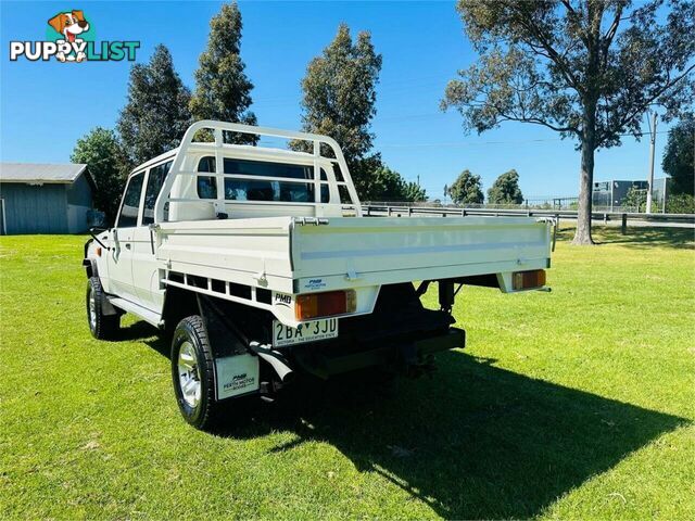 2017 TOYOTA LANDCRUISER WORKMATE (4X4) VDJ79R MY18 DOUBLE C\/CHAS