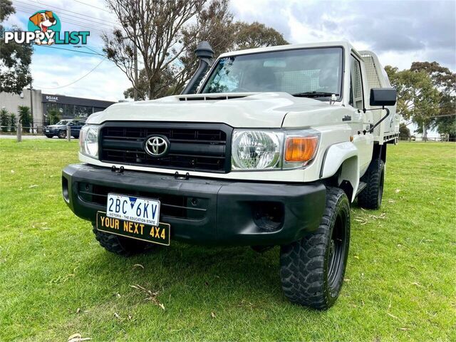 2018 TOYOTA LANDCRUISER WORKMATE (4X4) VDJ79R MY18 CAB CHASSIS