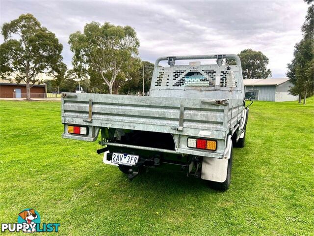 2012 TOYOTA LANDCRUISER WORKMATE (4X4) VDJ79R 09 UPGRADE CAB CHASSIS