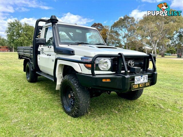 2012 TOYOTA LANDCRUISER WORKMATE (4X4) VDJ79R 09 UPGRADE CAB CHASSIS