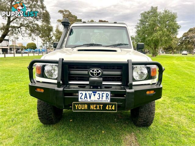 2012 TOYOTA LANDCRUISER WORKMATE (4X4) VDJ79R 09 UPGRADE CAB CHASSIS