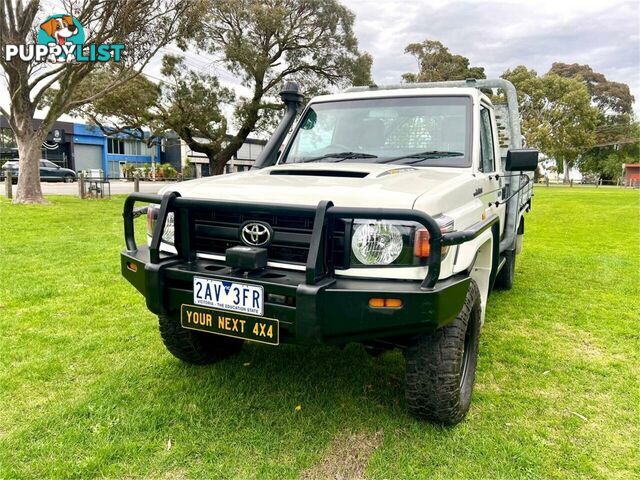 2012 TOYOTA LANDCRUISER WORKMATE (4X4) VDJ79R 09 UPGRADE CAB CHASSIS