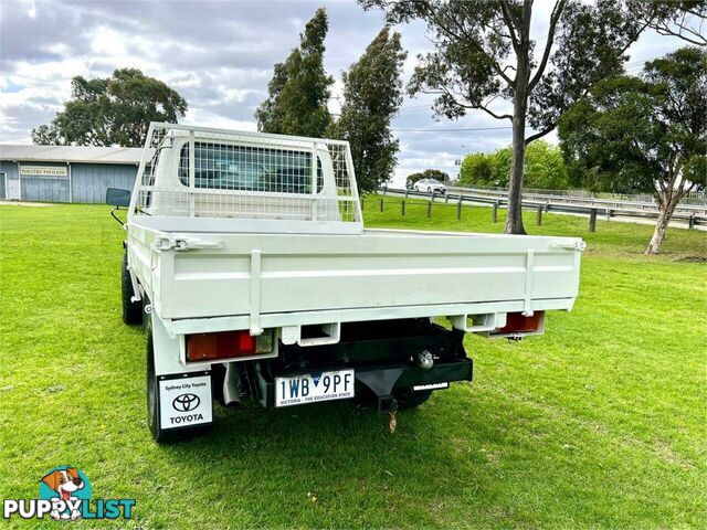 2012 TOYOTA LANDCRUISER WORKMATE (4X4) VDJ79R MY12 UPDATE CAB CHASSIS