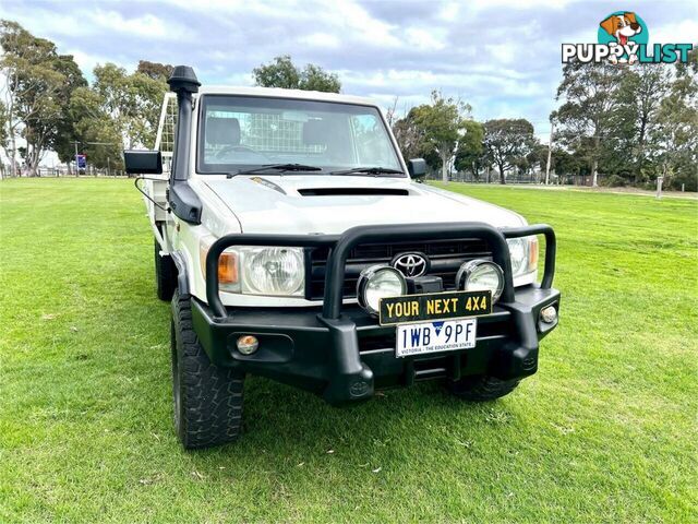 2012 TOYOTA LANDCRUISER WORKMATE (4X4) VDJ79R MY12 UPDATE CAB CHASSIS