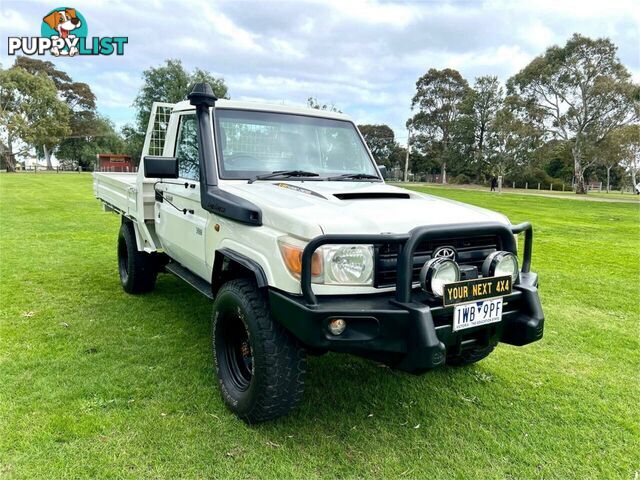 2012 TOYOTA LANDCRUISER WORKMATE (4X4) VDJ79R MY12 UPDATE CAB CHASSIS