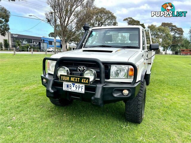 2012 TOYOTA LANDCRUISER WORKMATE (4X4) VDJ79R MY12 UPDATE CAB CHASSIS