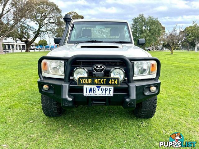 2012 TOYOTA LANDCRUISER WORKMATE (4X4) VDJ79R MY12 UPDATE CAB CHASSIS