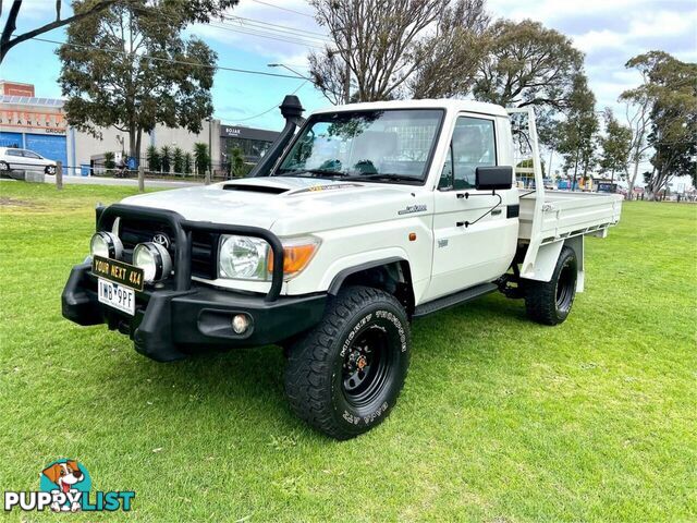 2012 TOYOTA LANDCRUISER WORKMATE (4X4) VDJ79R MY12 UPDATE CAB CHASSIS