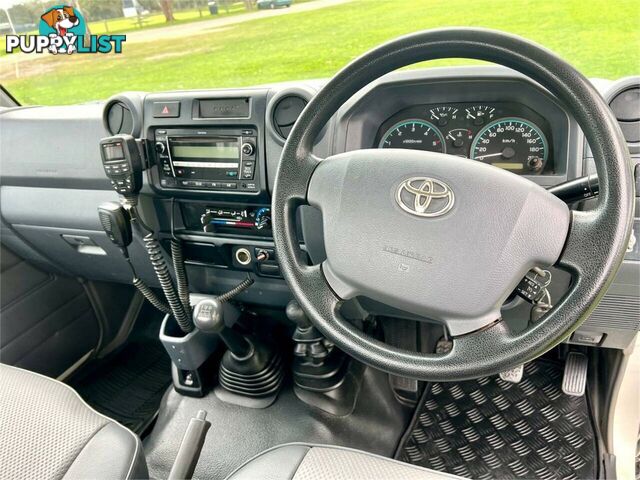 2012 TOYOTA LANDCRUISER WORKMATE (4X4) VDJ79R MY12 UPDATE CAB CHASSIS