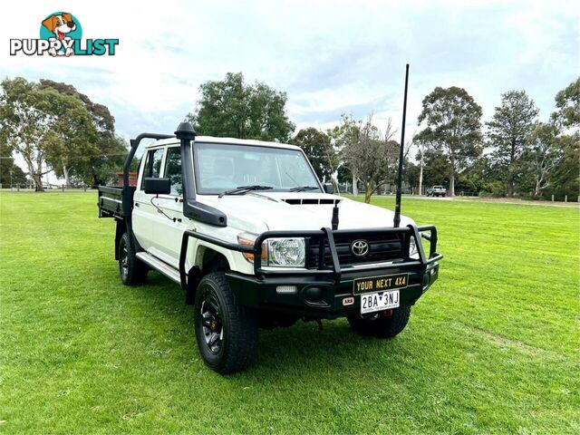 2019 TOYOTA LANDCRUISER WORKMATE (4X4) VDJ79R MY18 DOUBLE C\/CHAS