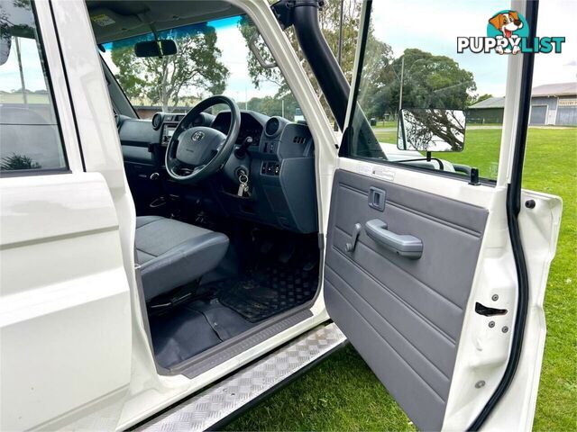 2019 TOYOTA LANDCRUISER WORKMATE (4X4) VDJ79R MY18 DOUBLE C\/CHAS