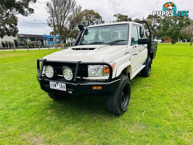 2019 TOYOTA LANDCRUISER WORKMATE (4X4) VDJ79R MY18 DOUBLE C\/CHAS