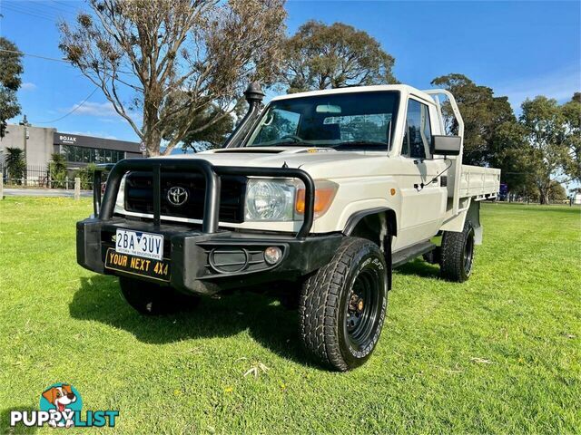 2012 TOYOTA LANDCRUISER WORKMATE (4X4) VDJ79R 09 UPGRADE CAB CHASSIS