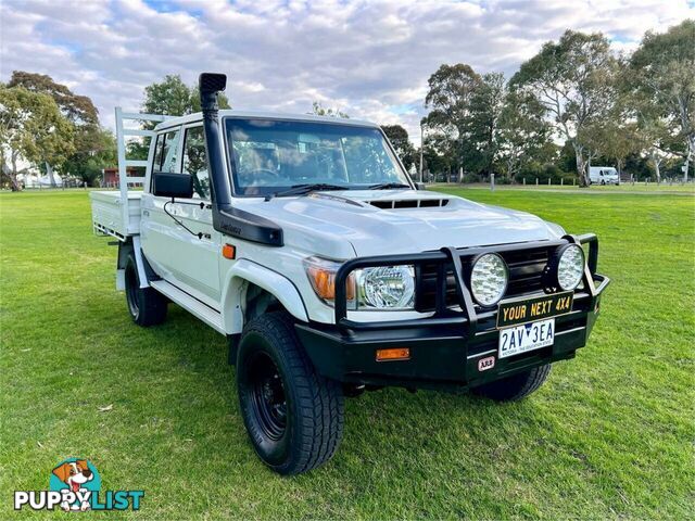 2017 TOYOTA LANDCRUISER WORKMATE (4X4) LC70 VDJ79R MY17 DOUBLE C\/CHAS