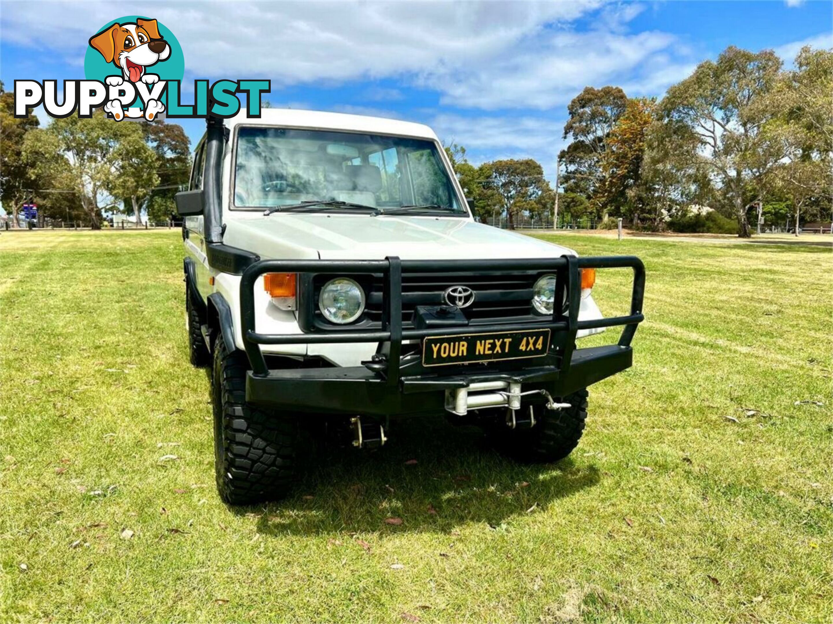 1998 TOYOTA LANDCRUISER (4X4) HZJ75RP CAB CHASSIS