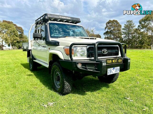 2019 TOYOTA LANDCRUISER WORKMATE (4X4) VDJ79R MY18 DOUBLE C\/CHAS