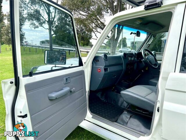 2019 TOYOTA LANDCRUISER WORKMATE (4X4) VDJ79R MY18 DOUBLE C\/CHAS