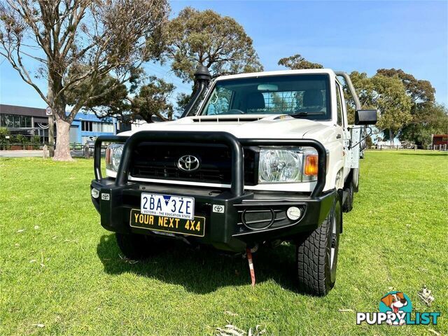 2017 TOYOTA LANDCRUISER WORKMATE (4X4) VDJ79R MY18 CAB CHASSIS