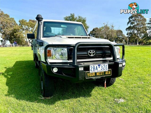 2017 TOYOTA LANDCRUISER WORKMATE (4X4) VDJ79R MY18 CAB CHASSIS