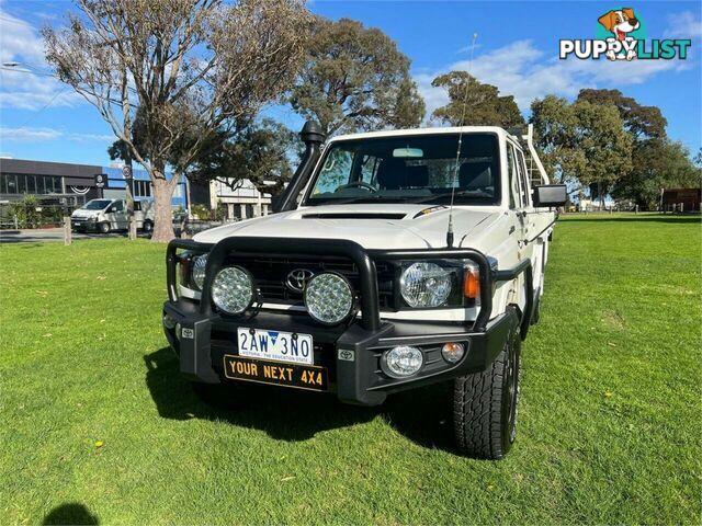 2015 TOYOTA LANDCRUISER WORKMATE (4X4) VDJ79R MY12 UPDATE DOUBLE C\/CHAS