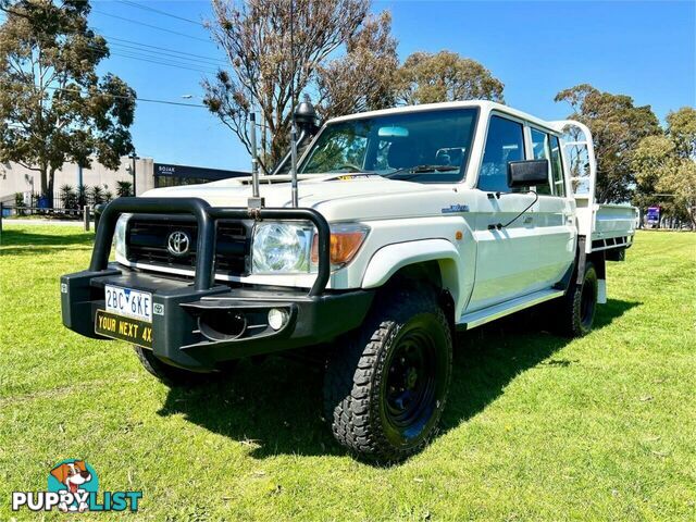 2018 TOYOTA LANDCRUISER WORKMATE (4X4) VDJ79R MY18 DOUBLE C\/CHAS