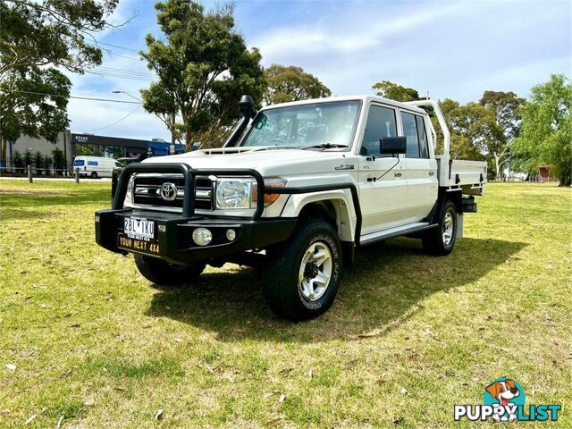 2089 TOYOTA LANDCRUISER GXL (4X4) VDJ79R DOUBLE C\/CHAS