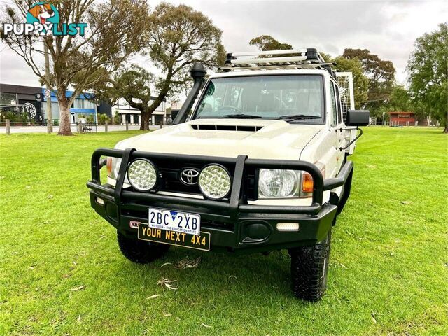 2017 TOYOTA LANDCRUISER WORKMATE (4X4) VDJ79R MY18 DOUBLE C\/CHAS