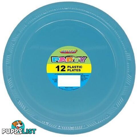 Powder Blue 12 x 18cm (7) Plastic Plates - 9311965320319