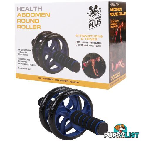 Fit Abdomen Round Roller Twin Wheel - 9328644069841