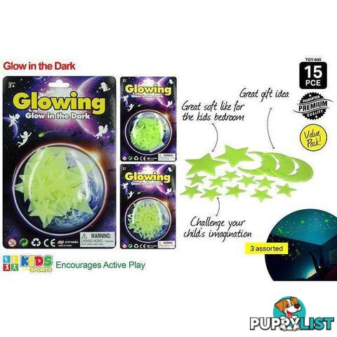 Space Glow in the Dark 15pcs - 9315892255690