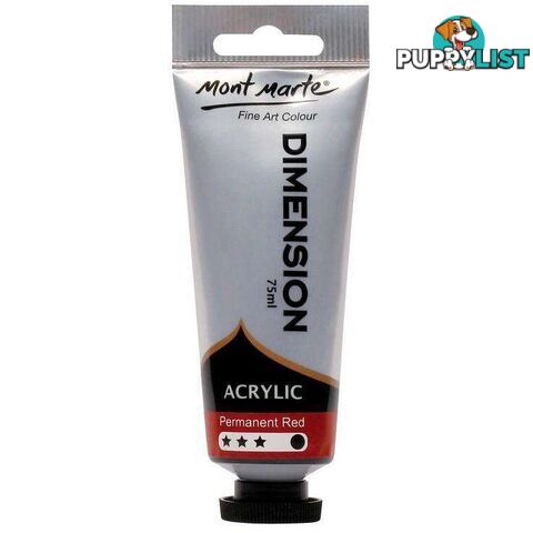 Dimension Acrylic Paint 75ml - Permanent Red - 9328577015984