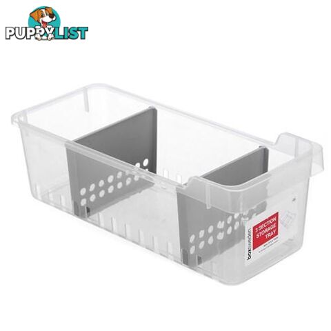 3 Section Storage Tray 40X16.5X14cm - 9340957081693