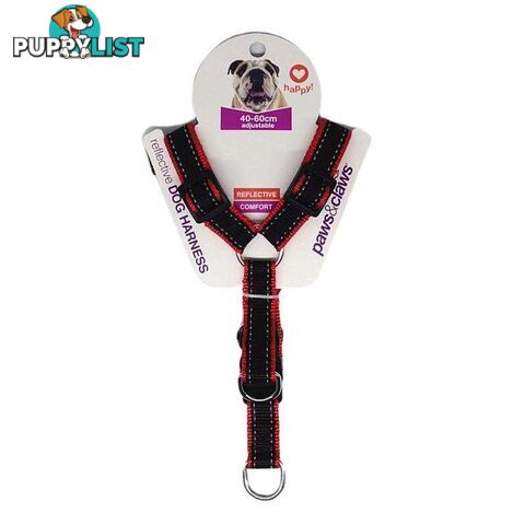 Pet Dog Harness Reflective Edge Red 2cmx60cm - 800421