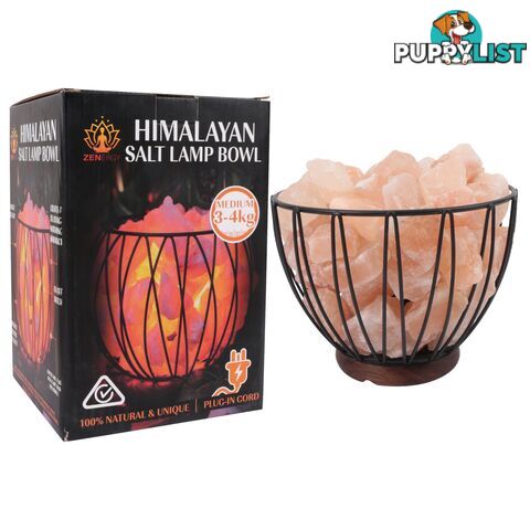 Zen Energy Himalayan Salt Lamp Bowl 3.5kg - 9328644076696