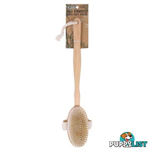 Eco Bamboo Bath Back Brush - 9328644054304