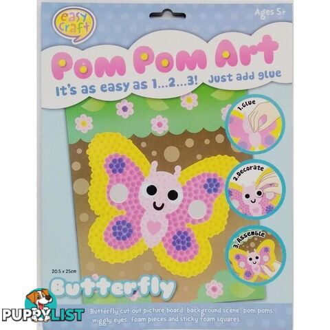 Pom Pom Craft Kit 4 Assorted Designs - 800707