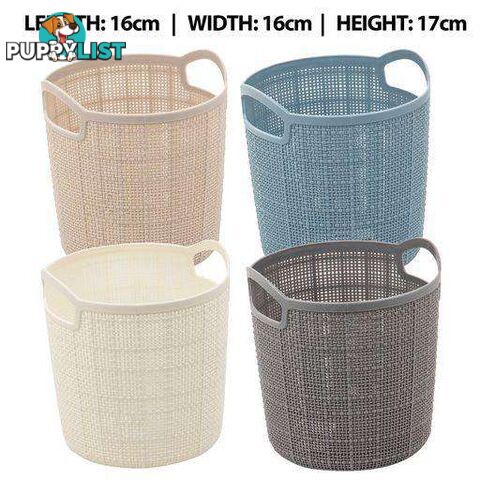 Basket 2.5L Fabric Pattern 16x17cm - 9328644052485