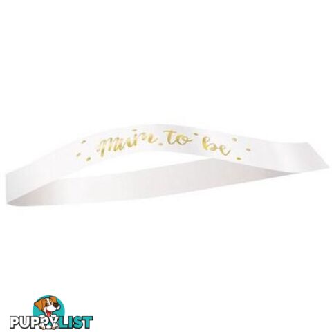 Mum To Be Foil Stamped Satin Sash - 011179734153