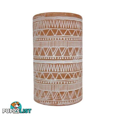 Tall Terracotta Pot Vase 13x21cm - 800375